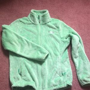 The northface fleece. Green women’s large